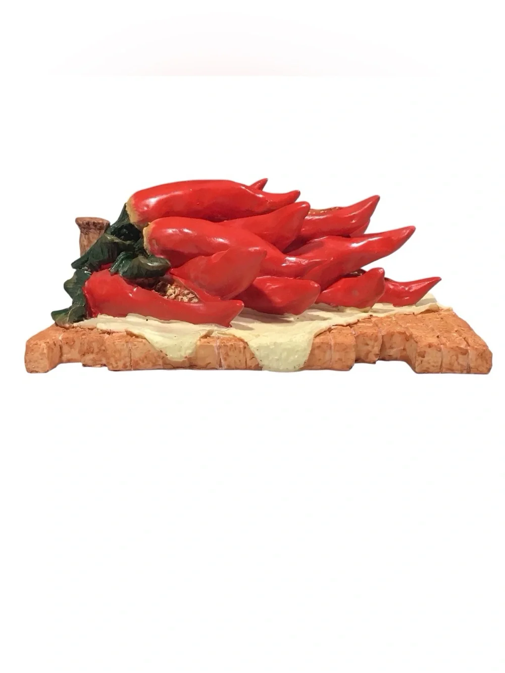 KMC Red Chili Pepper Resin Wall Accent Home Decor Vintage